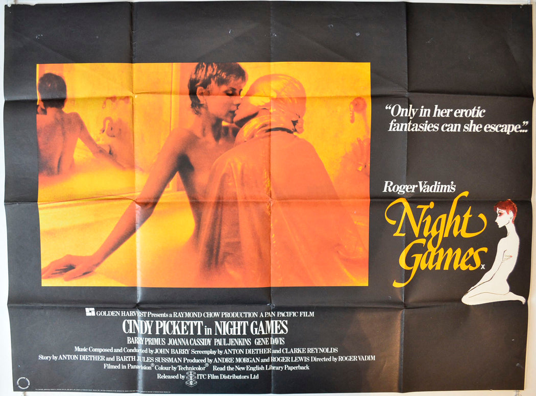 Night Games Original British Quad Poster - Movie Poster