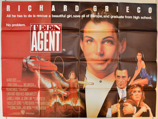 Teen Agent Original British Quad Poster - Movie Poster