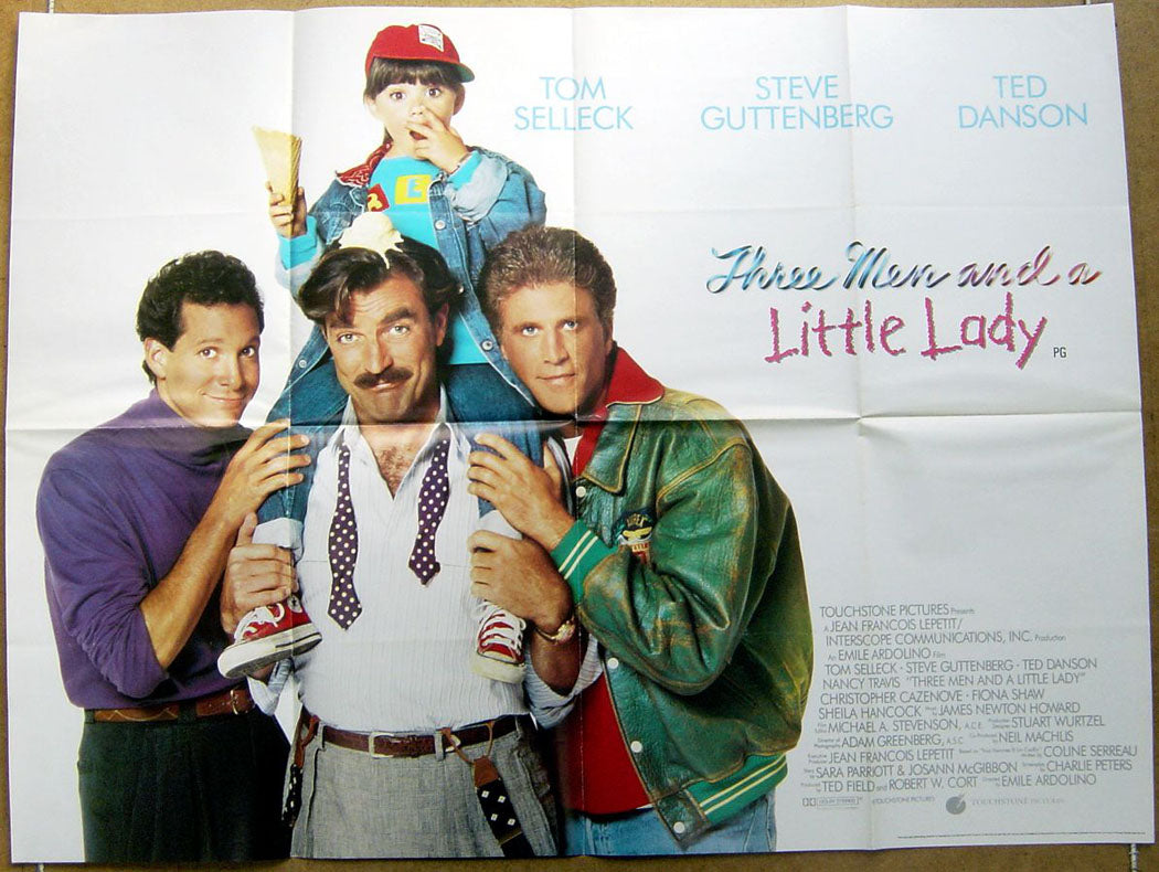 Three Men And A Little Lady  Original Quad Movie Poster  