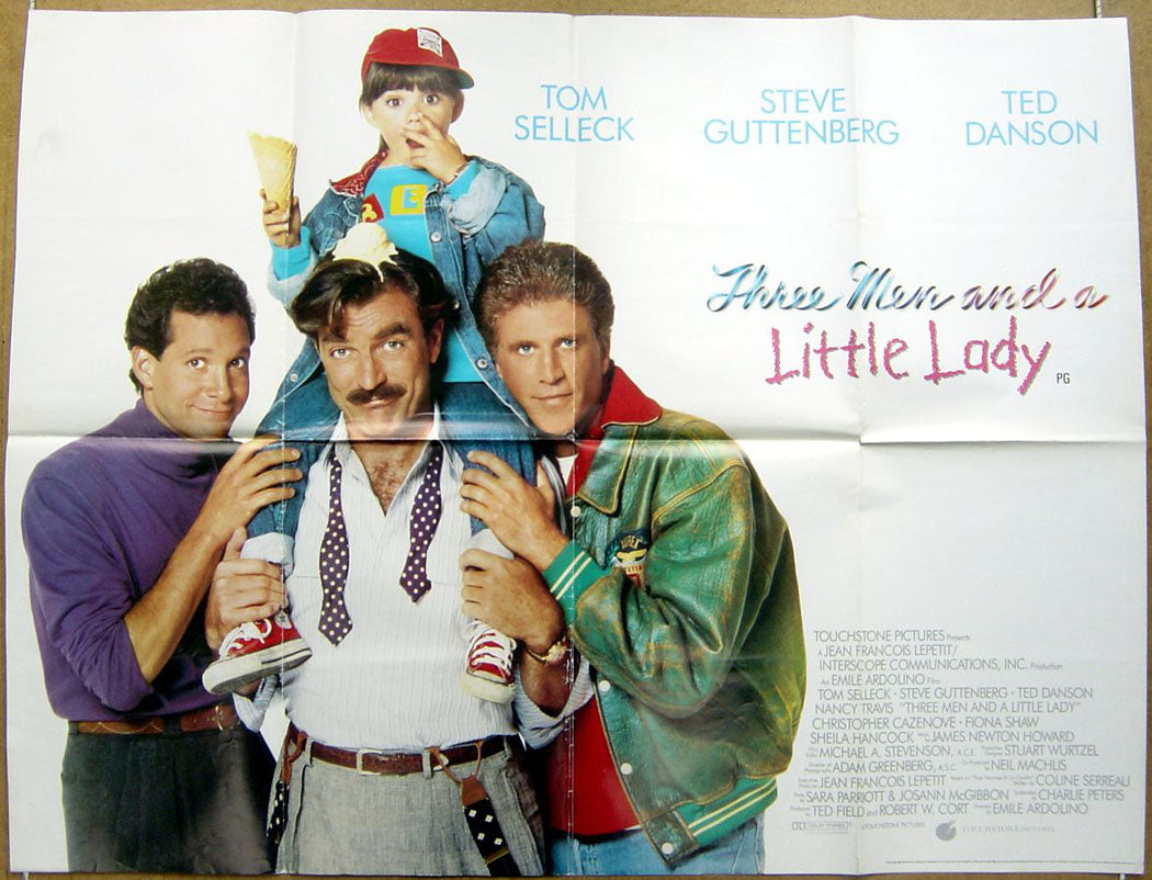 Three Men And A Little Lady  Original Quad Movie Poster