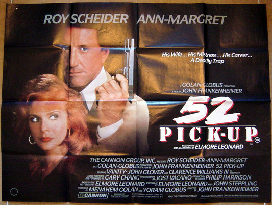 52 Pick-Up  Original Quad Movie Poster  