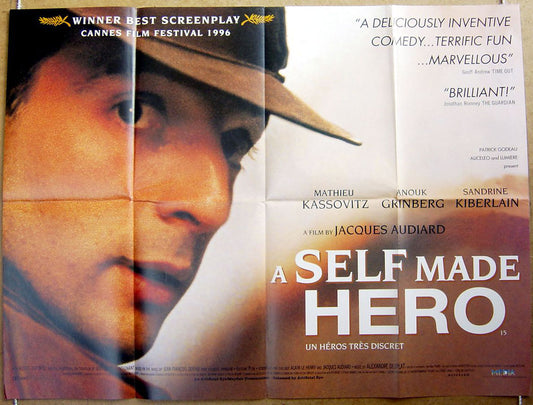 A Self Made Hero  (a.k.a. Un héros très discret)  Original Quad Movie Poster  