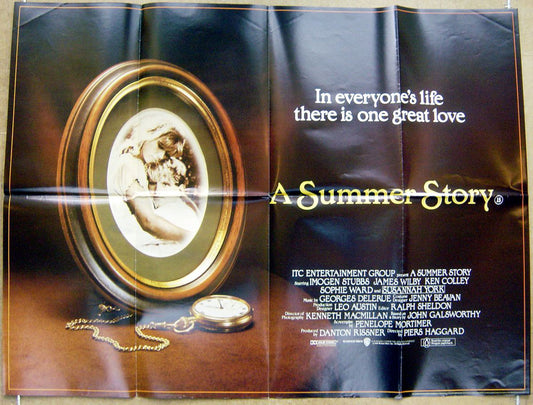 A Summer Story  Original Quad Movie Poster  