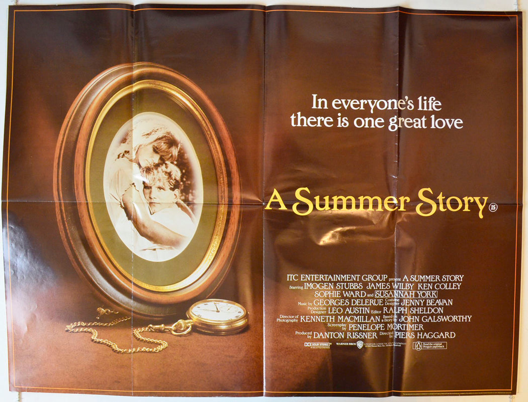 A Summer Story Original British Quad Poster - Movie Poster