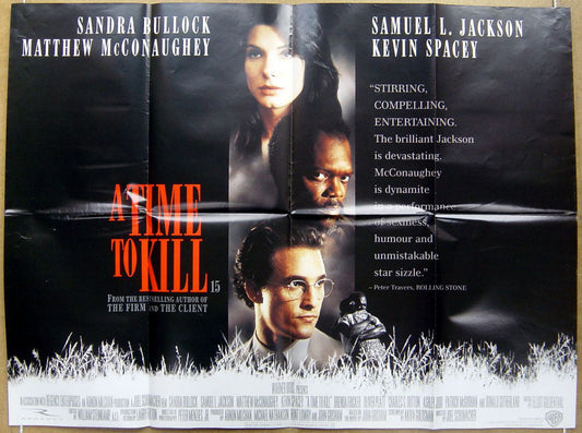 A Time To Kill  Original Quad Movie Poster 