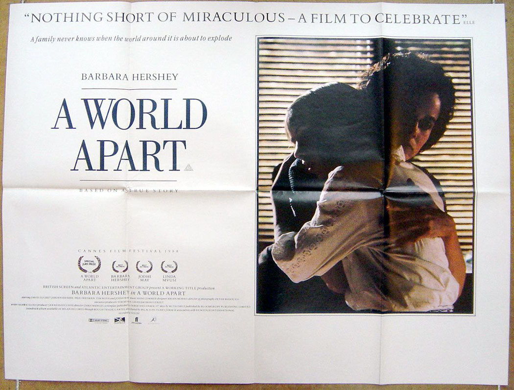 A World Apart  Original Quad Movie Poster  