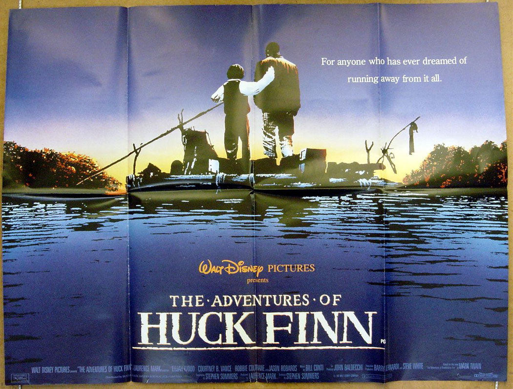 The Adventures Of Huck Finn  Original Quad Movie Poster  