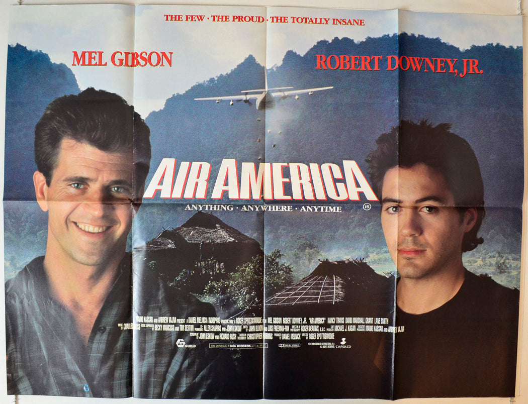 Air America Original British Quad Poster - Movie Poster