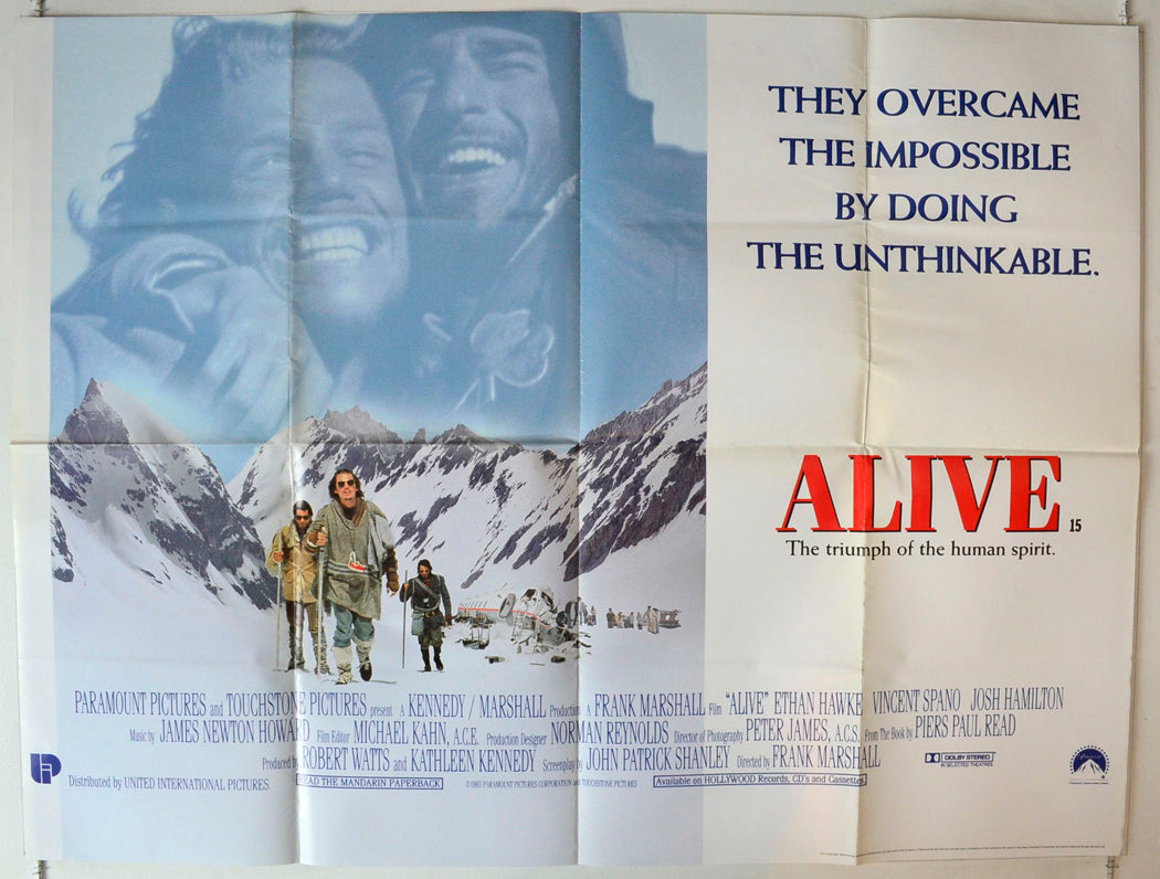 Alive Original British Quad Poster - Movie Poster