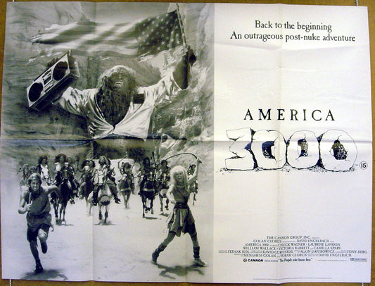 America 3000  Original Quad Movie Poster  