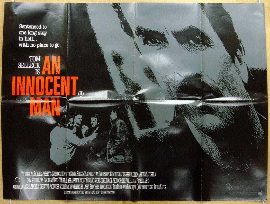 An Innocent Man  Original Quad Movie Poster  