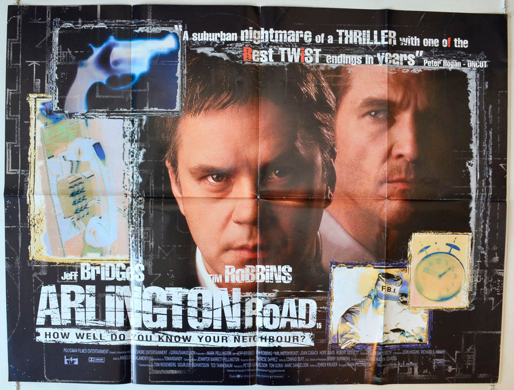 Arlington Road Original British Quad Poster - Movie Poster