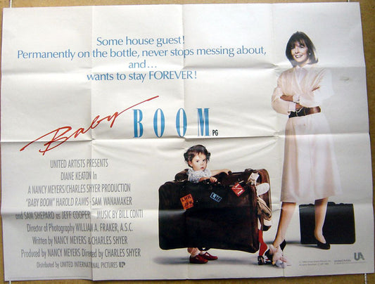 Baby Boom  Original Quad Movie Poster  