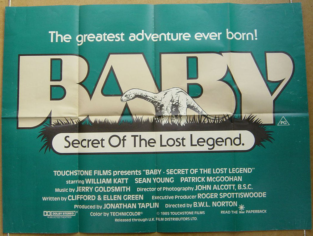 Baby : Secret Of The Lost Legend  (Teaser)  Original Quad Movie Poster  