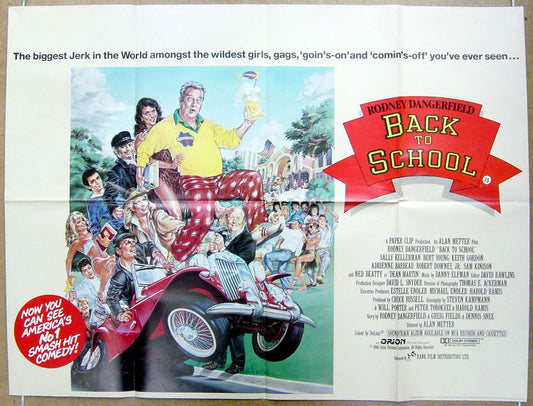 Back To School  Original Quad Movie Poster  