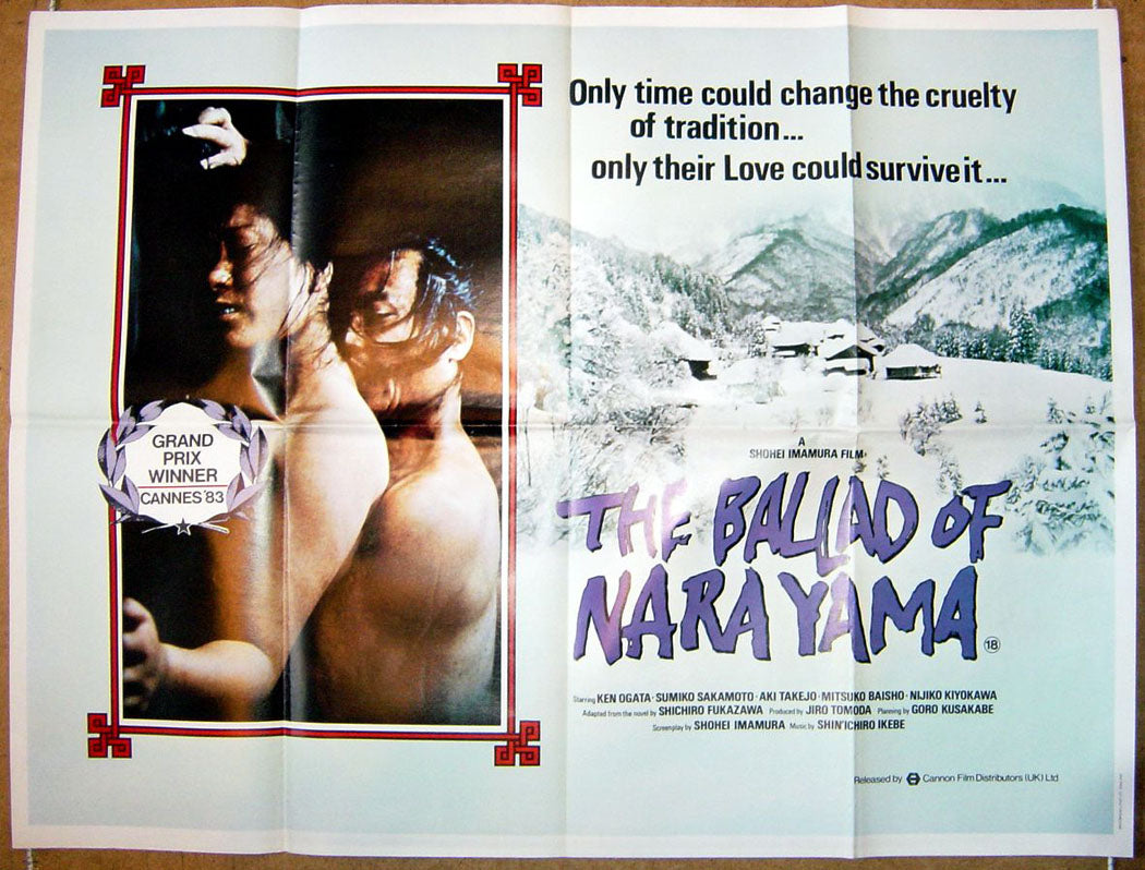 The Ballad Of Nara Yama  (Winner of the Grand Prix at the Cannes Film Fesival 1983)  Original Quad Movie Poster  