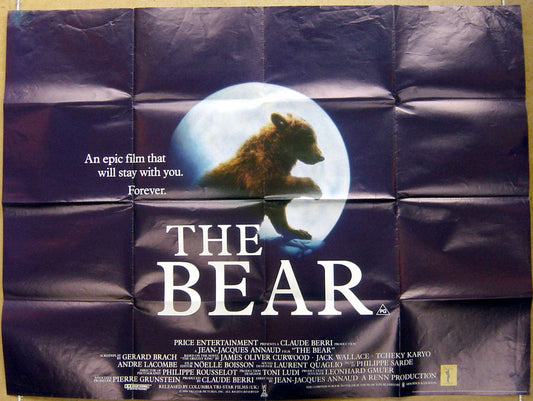 The Bear  Original Quad Movie Poster  