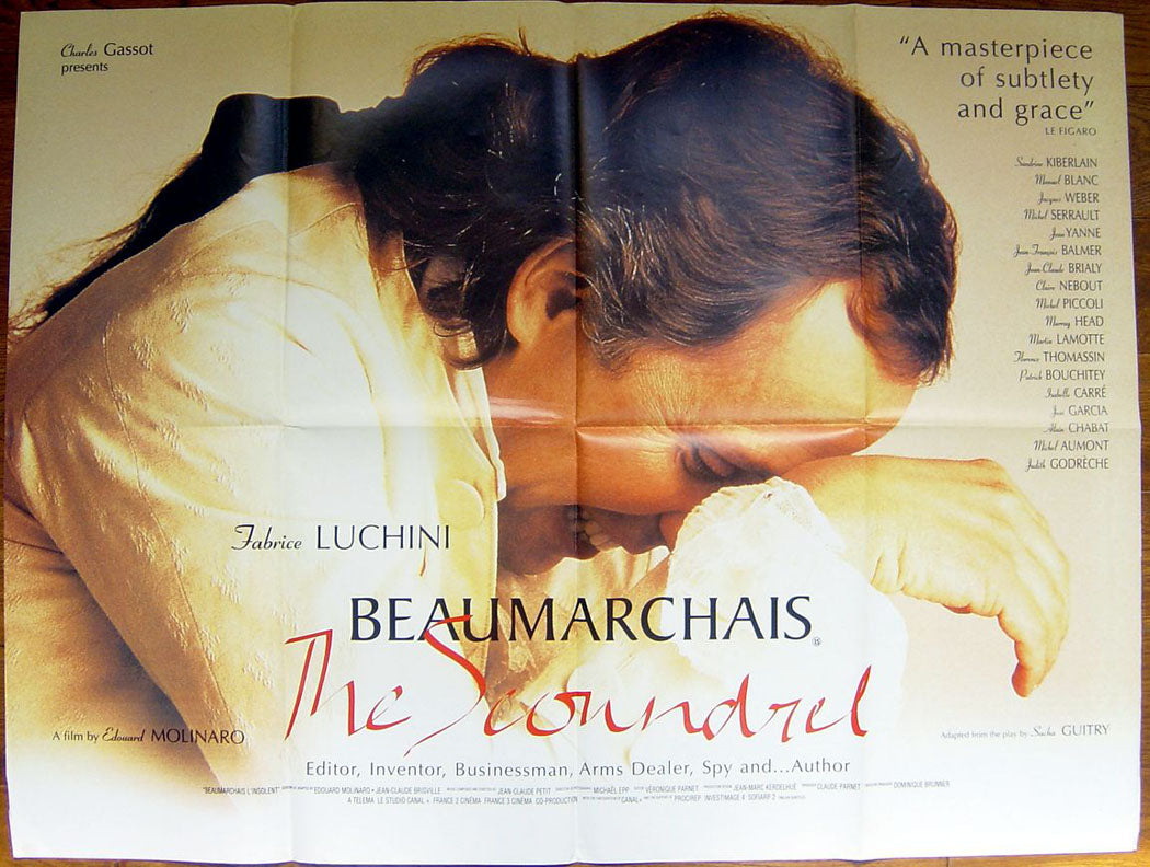 Beaumarchais The Scoundrel  (a.k.a. Beaumarchais l'insolent)  Original Quad Movie Poster  