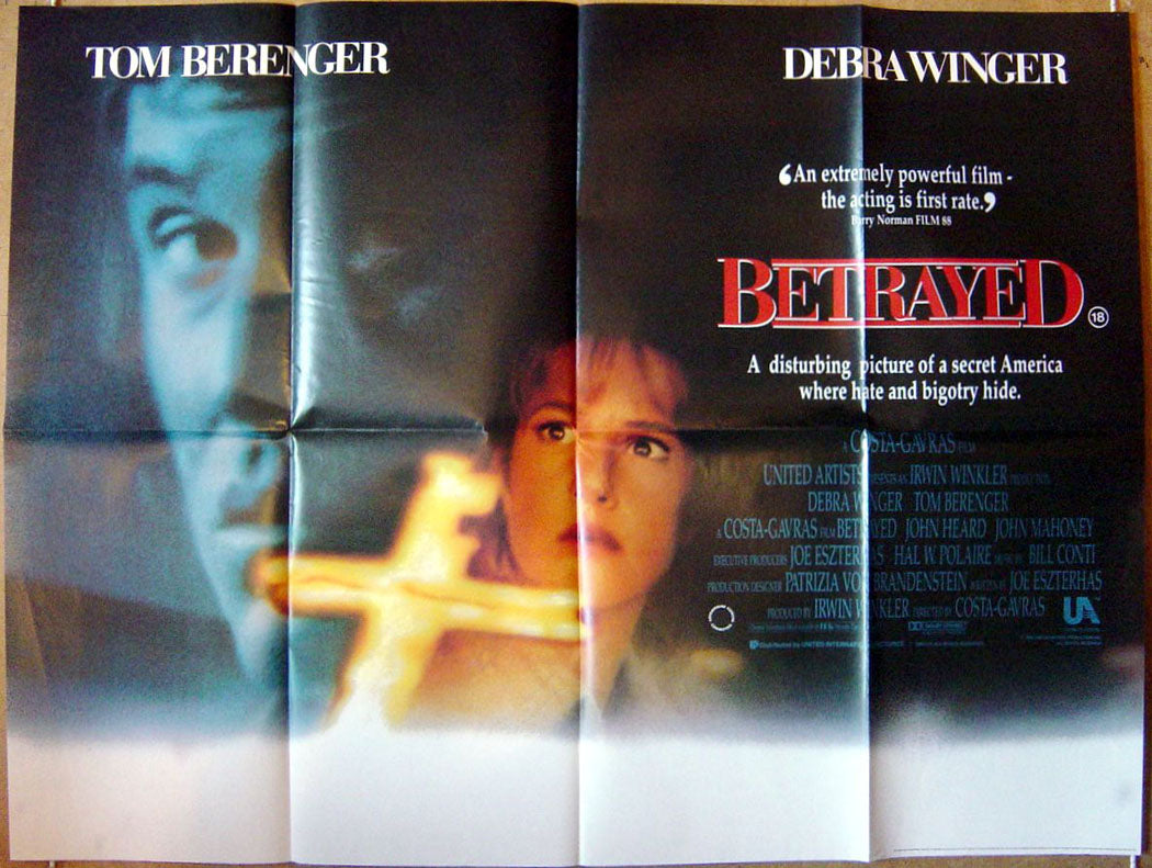 Betrayed  Original Quad Movie Poster  