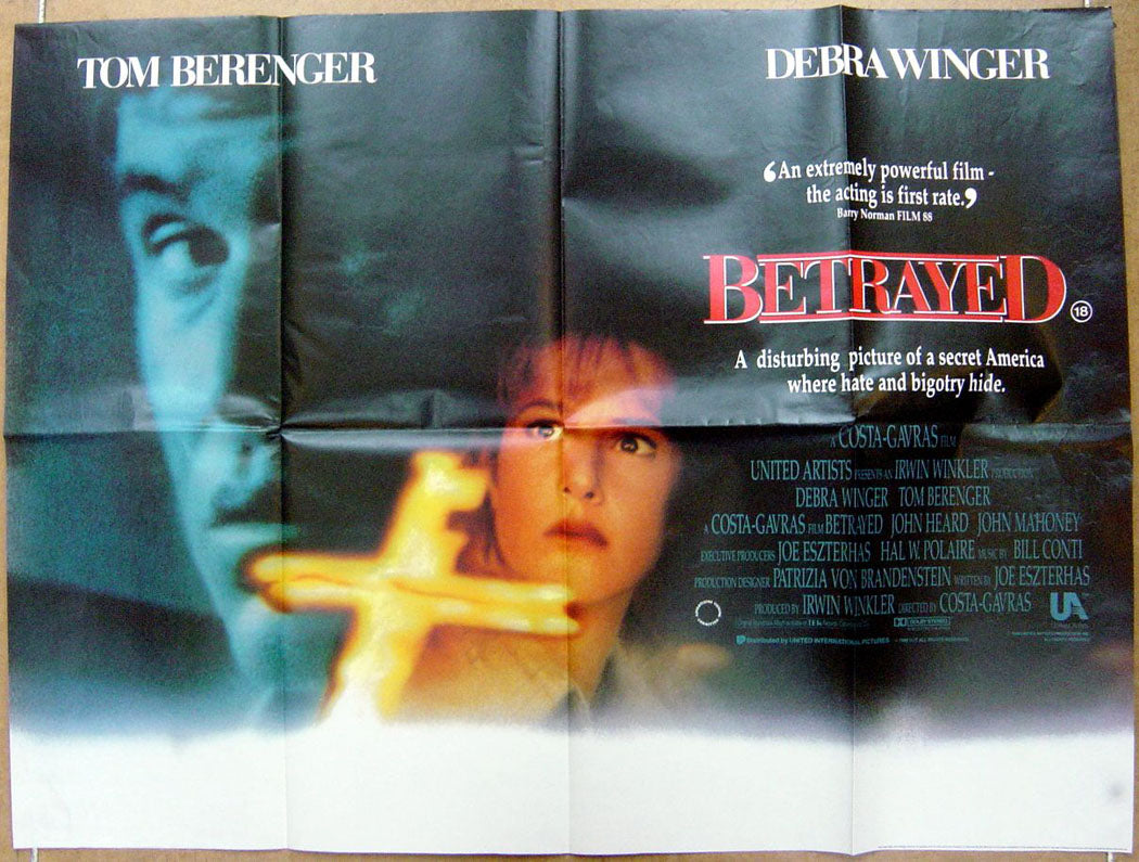 Betrayed  Original Quad Movie Poster  