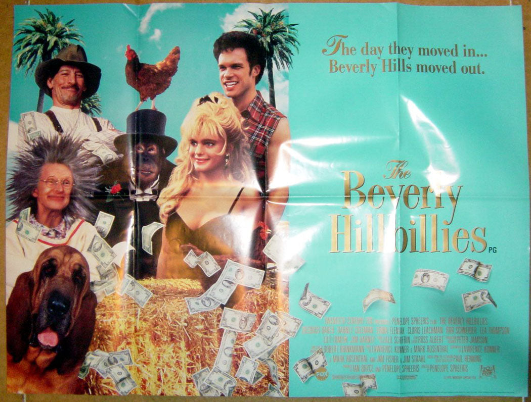 The Beverly Hillbillies  Original Quad Movie Poster  