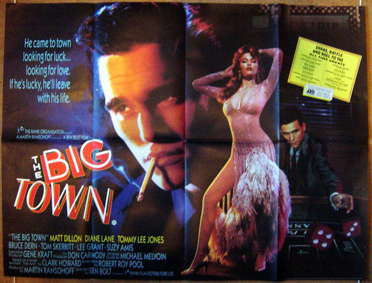 The Big Town  Original Quad Movie Poster  