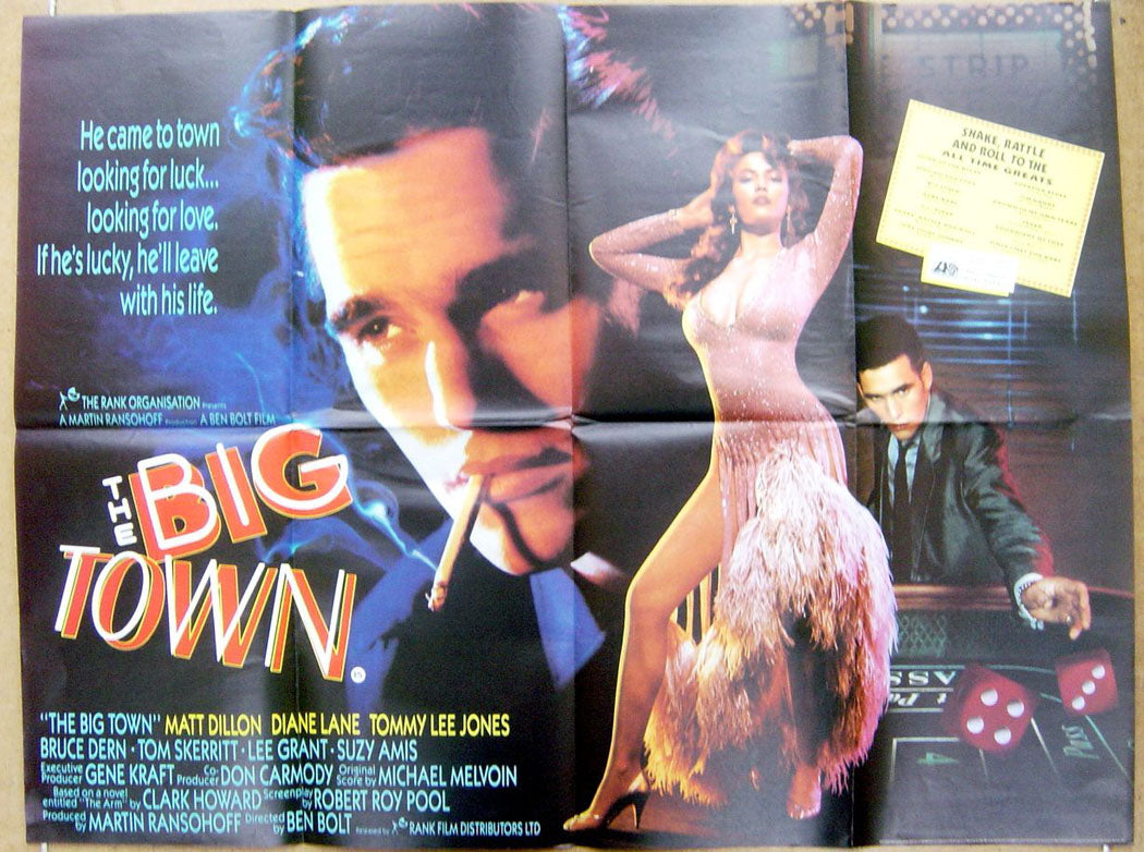 The Big Town  Original Quad Movie Poster  