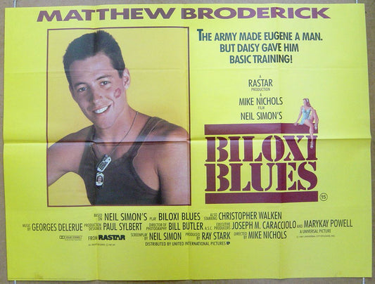 Biloxi Blues  Original Quad Movie Poster  