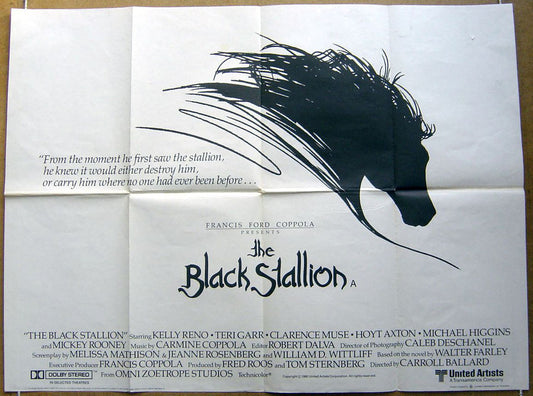 The Black Stallion  Original Quad Movie Poster  