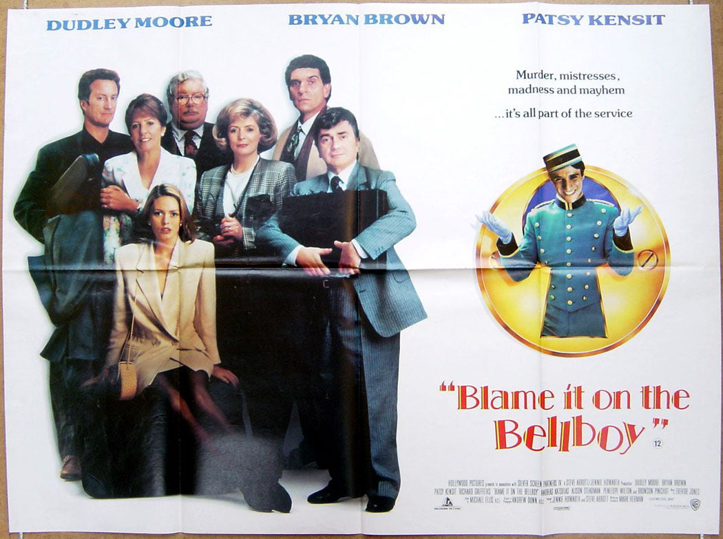 Blame It On The Bellboy  Original Quad Movie Poster  