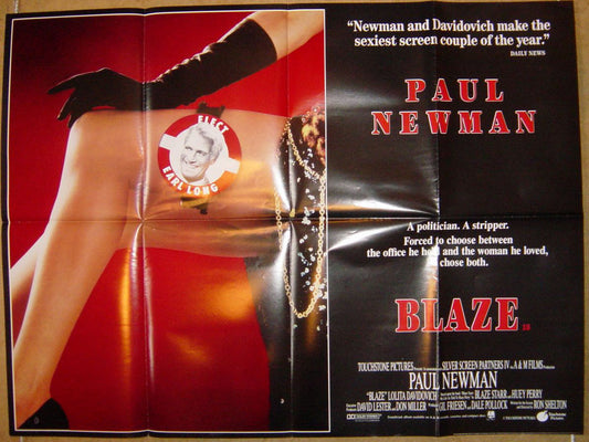 Blaze  Original Quad Movie Poster  