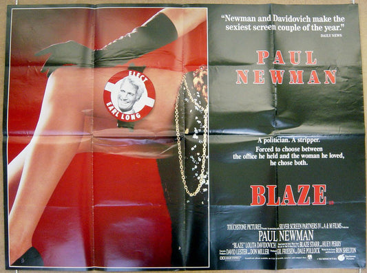 Blaze  Original Quad Movie Poster