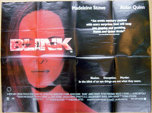 Blink  Original Quad Movie Poster  