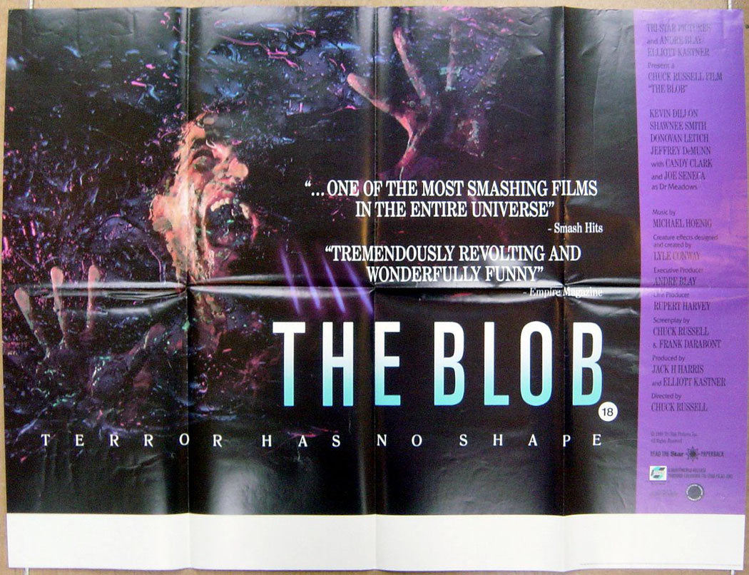 The Blob  Original Quad Movie Poster  