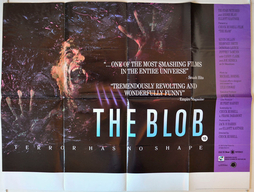 The Blob Original British Quad Poster - Movie Poster