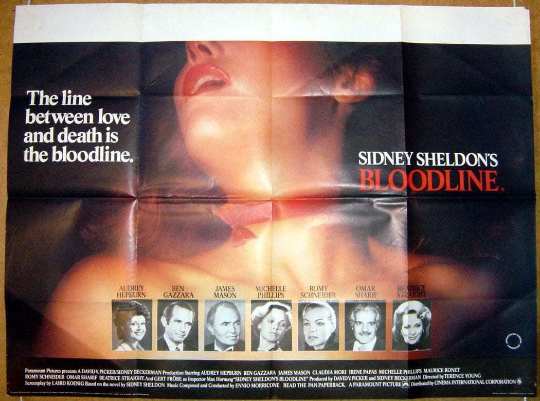 Bloodline  a.k.a Sidney Sheldon's Bloodline  Original Quad Movie Poster  