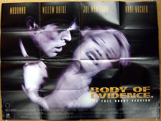 Body Of Evidence  Original Quad Movie Poster  