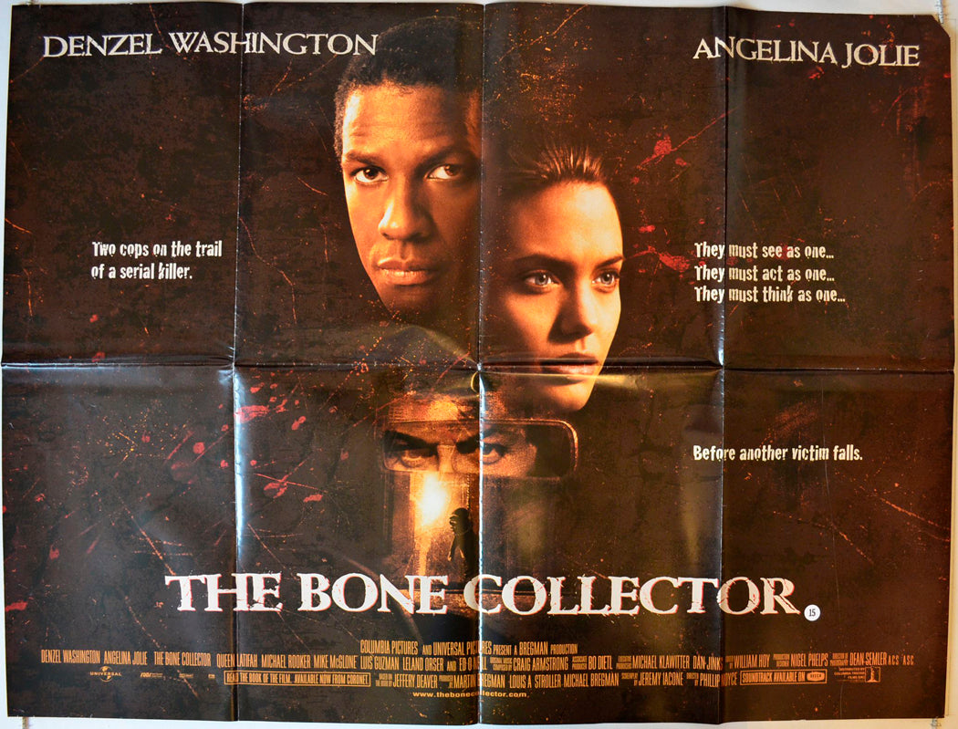 The Bone Collector Original British Quad Poster - Movie Poster