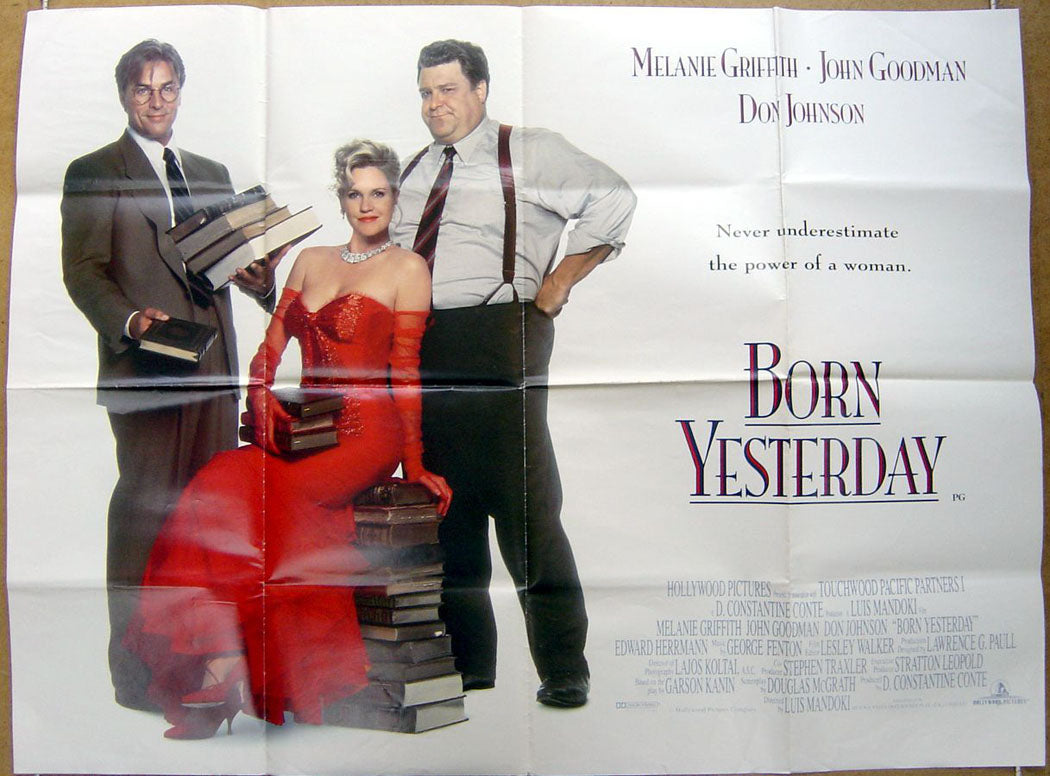 Born Yesterday  Original Quad Movie Poster  