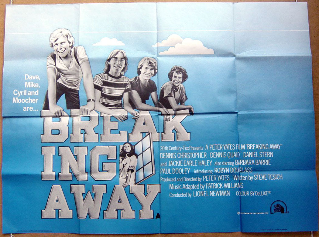 Breaking Away  Original Quad Movie Poster  