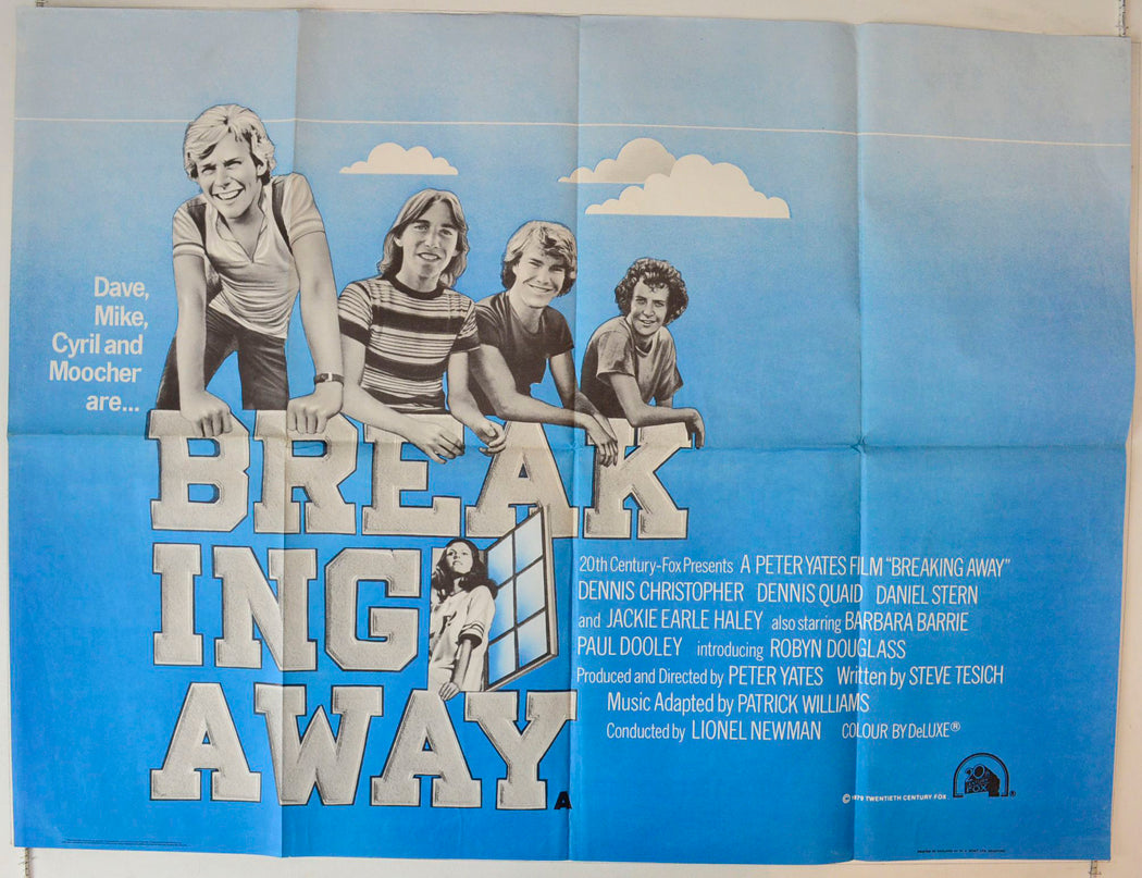 Breaking Away Original British Quad Poster - Movie Poster