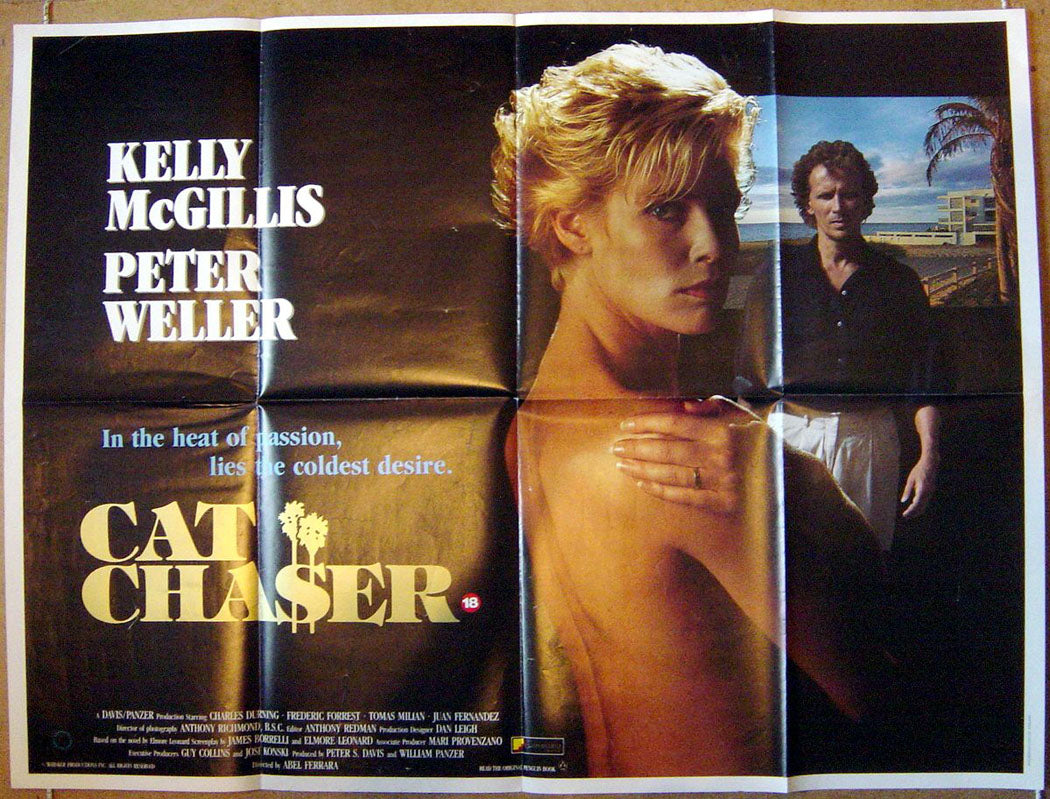 Cat Chaser  Original Quad Movie Poster  