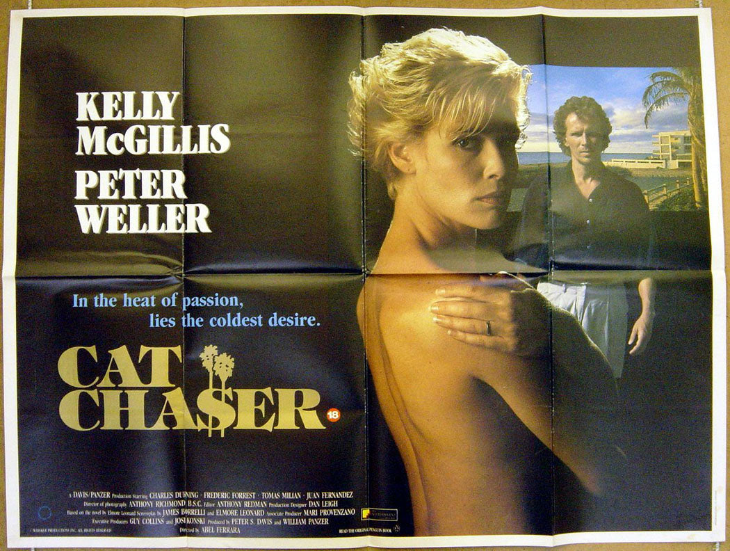 Cat Chaser  Original Quad Movie Poster  