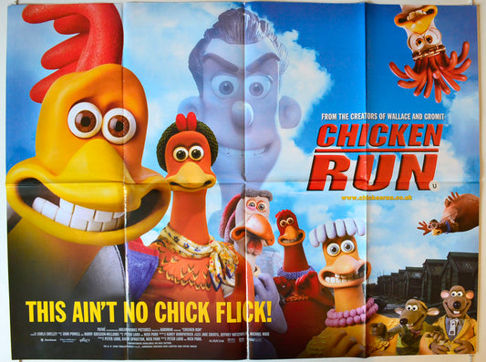 Chicken Run Original British Quad Poster - Movie Poster