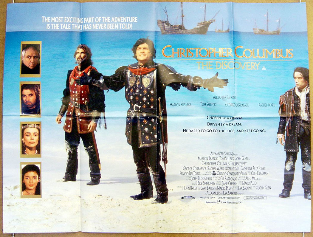 Christopher Columbus : The Discovery  Original Quad Movie Poster  