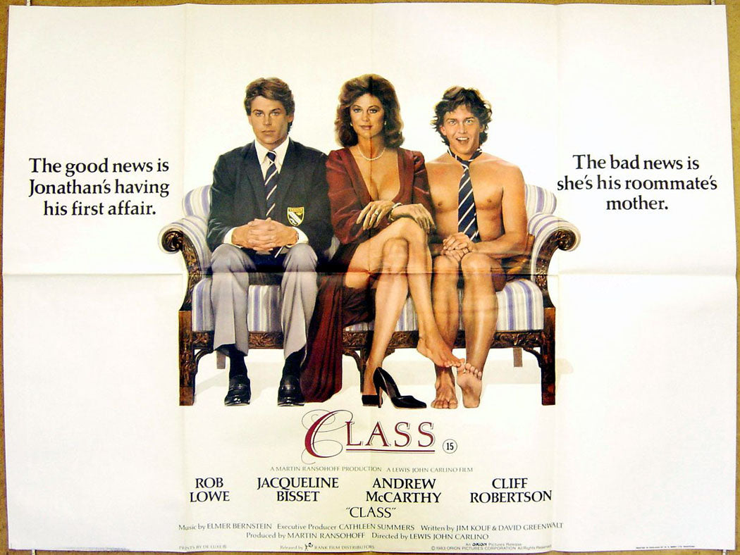 Class  Original Quad Movie Poster  