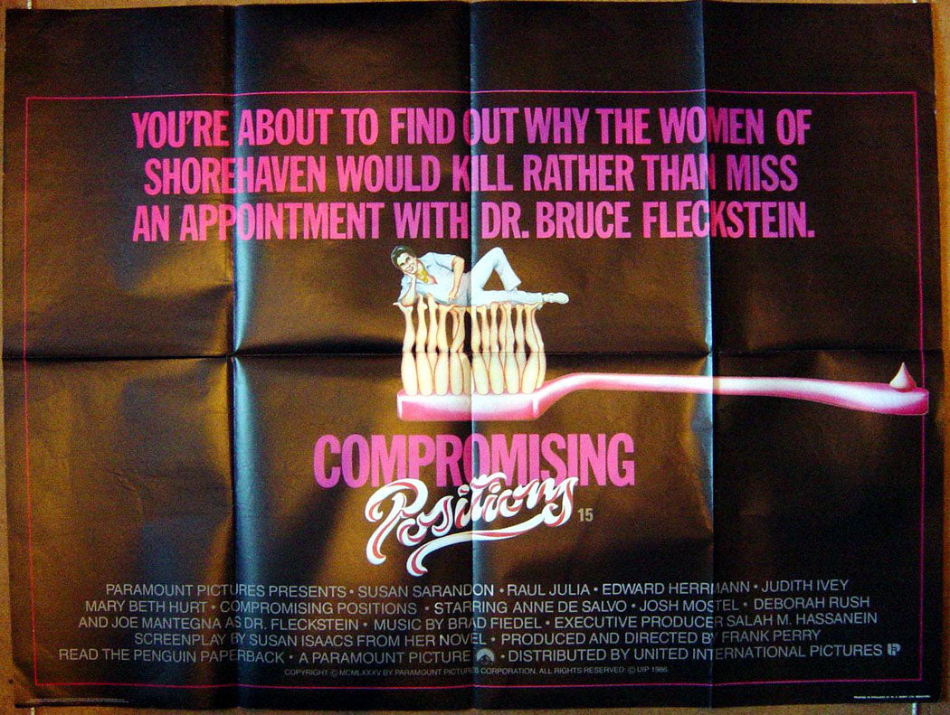 Compromising Positions  Original Quad Movie Poster  