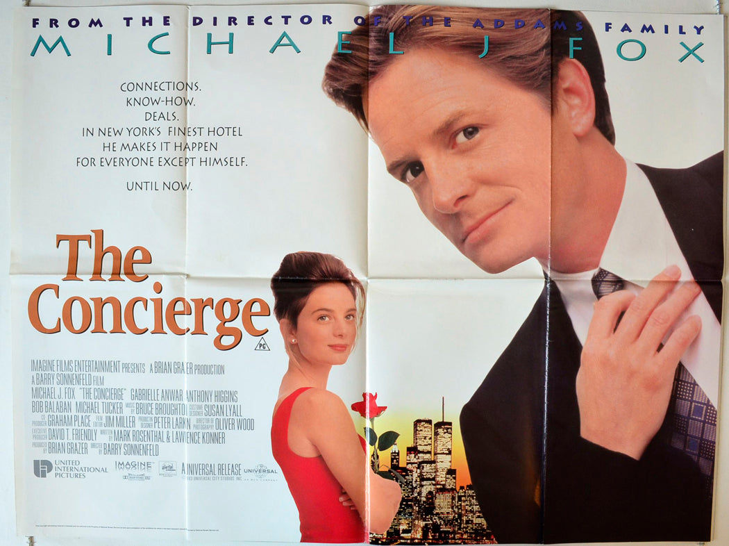 The Concierge Original British Quad Poster - Movie Poster