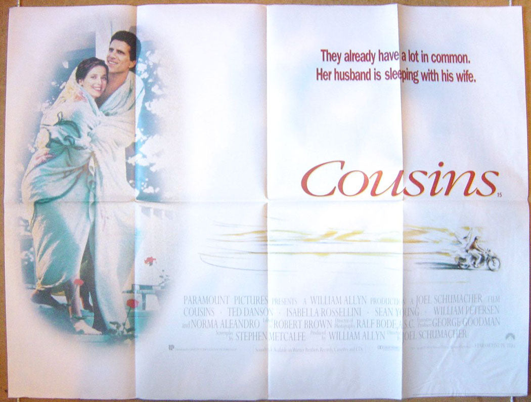 Cousins  Original Quad Movie Poster  