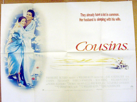 Cousins  Original Quad Movie Poster  